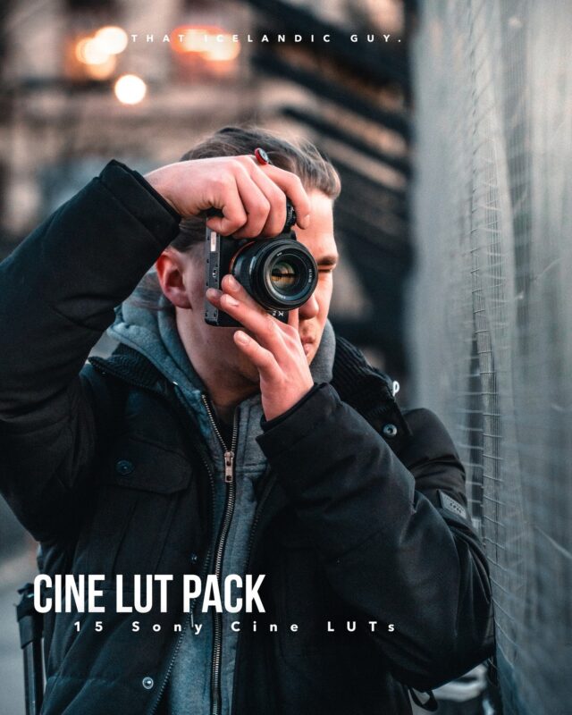 15 CINE LUTS FOR SONY